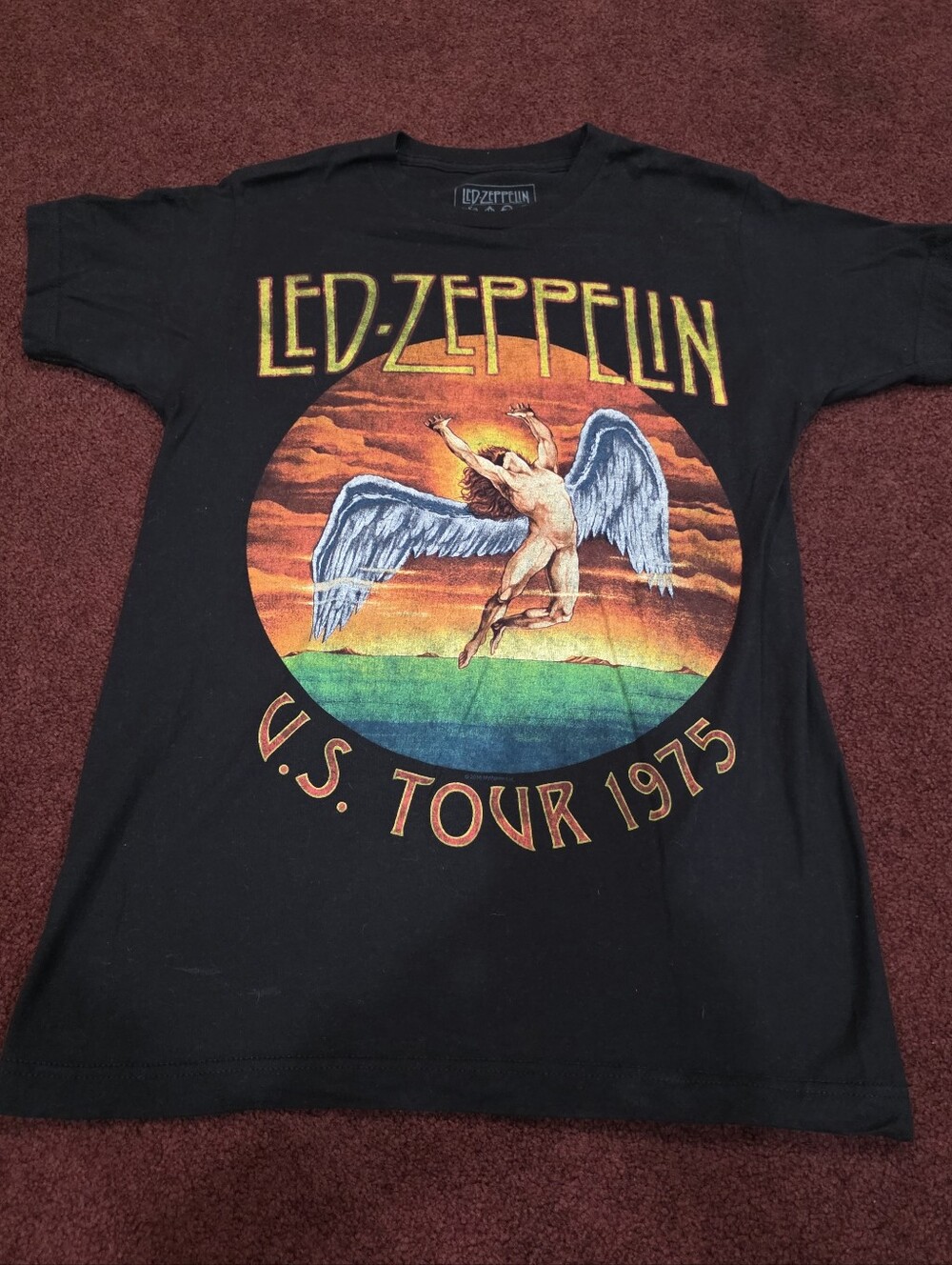 LED ZEPPLIN OFFICIAL US TOUR 1975 CONCERT TEE